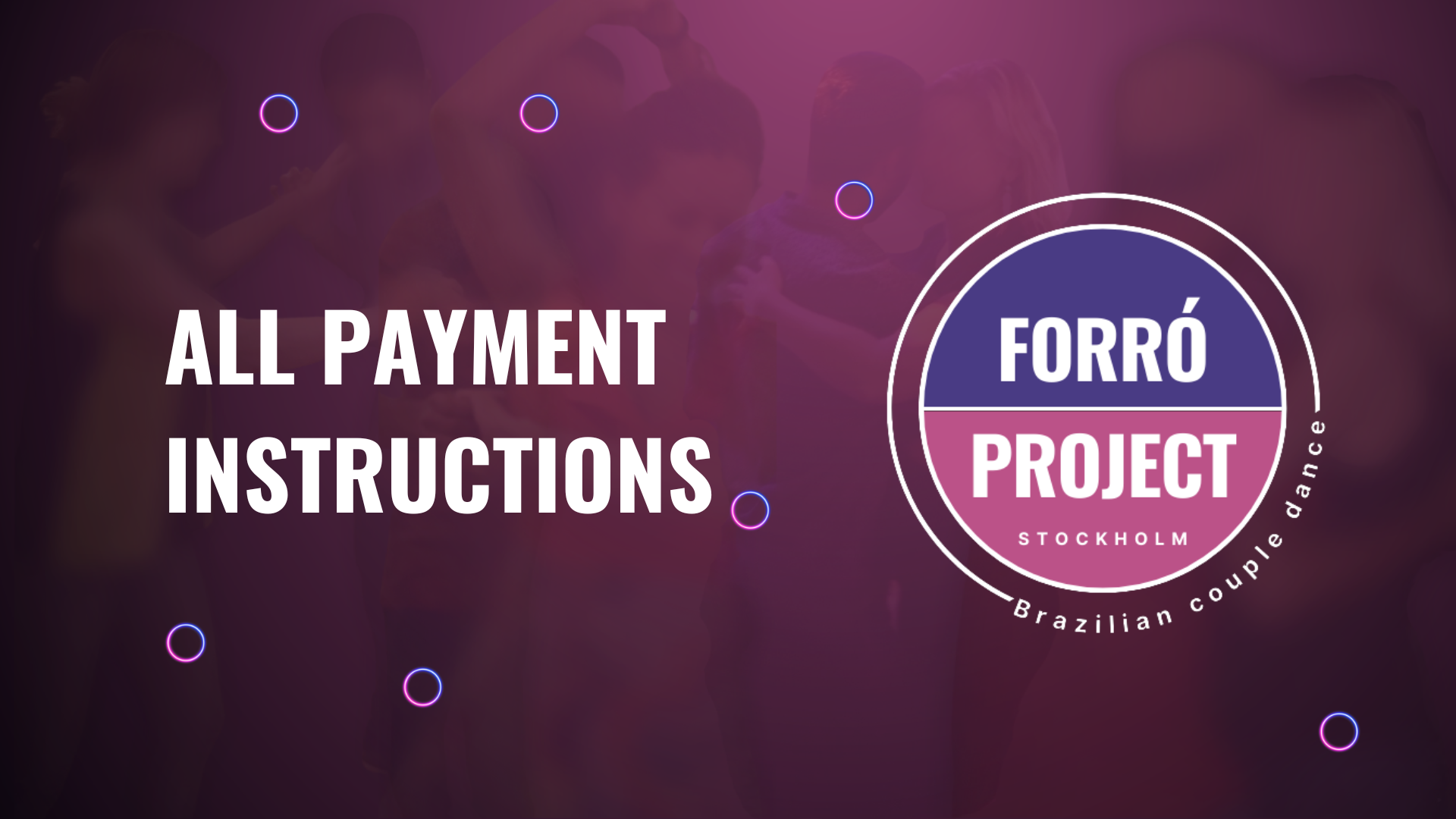 Payment instructions